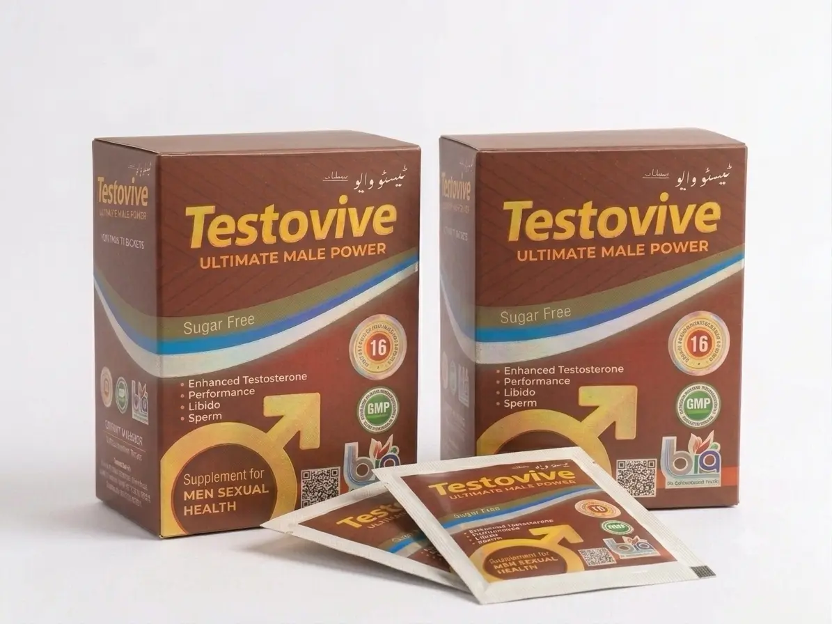 Testovive – Advanced Male Power, Strength, Energy & Vitality Support Formula (10 Sachets) - Image 3